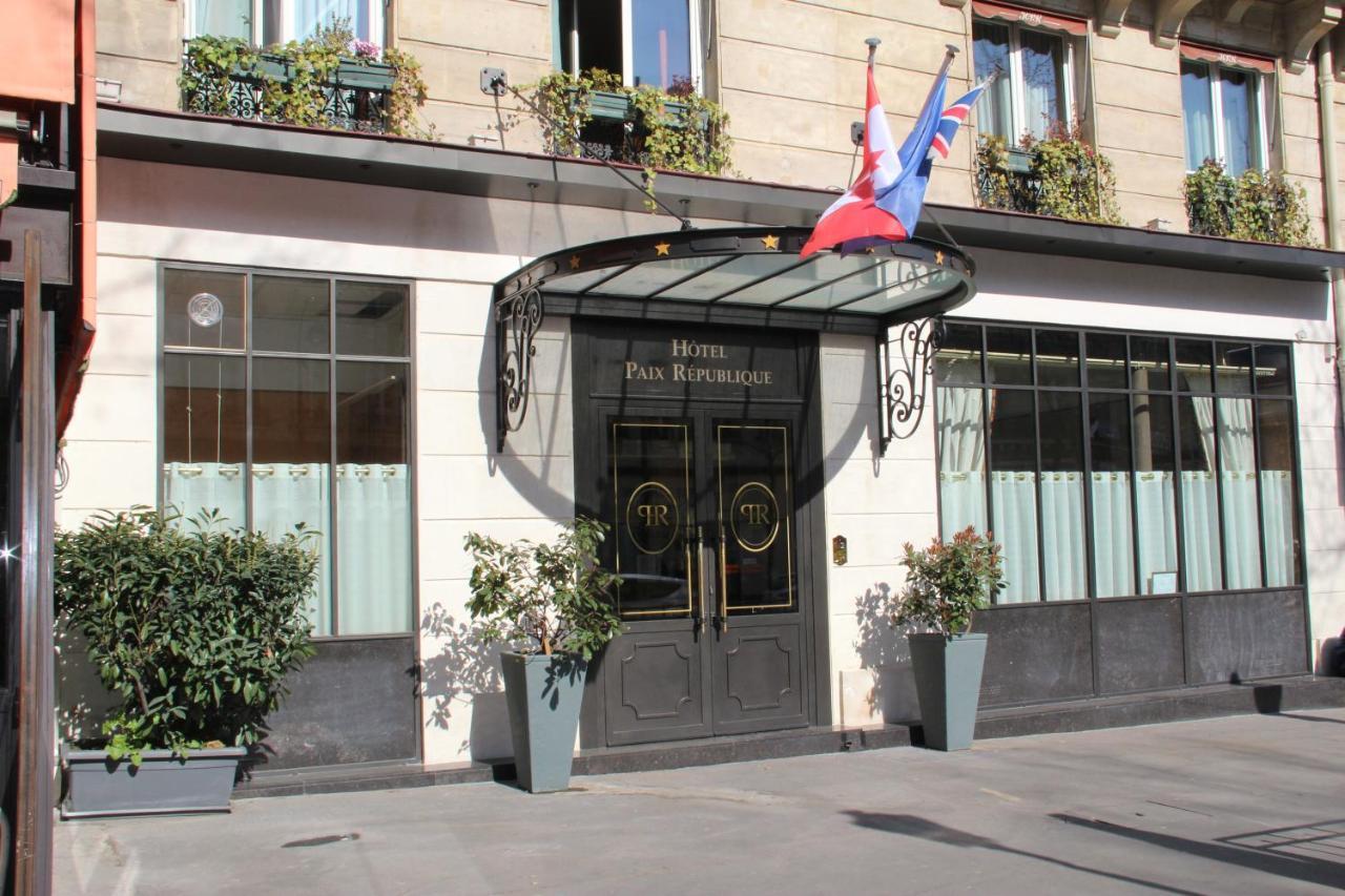 Hotel Paix Republique Paris Exterior foto