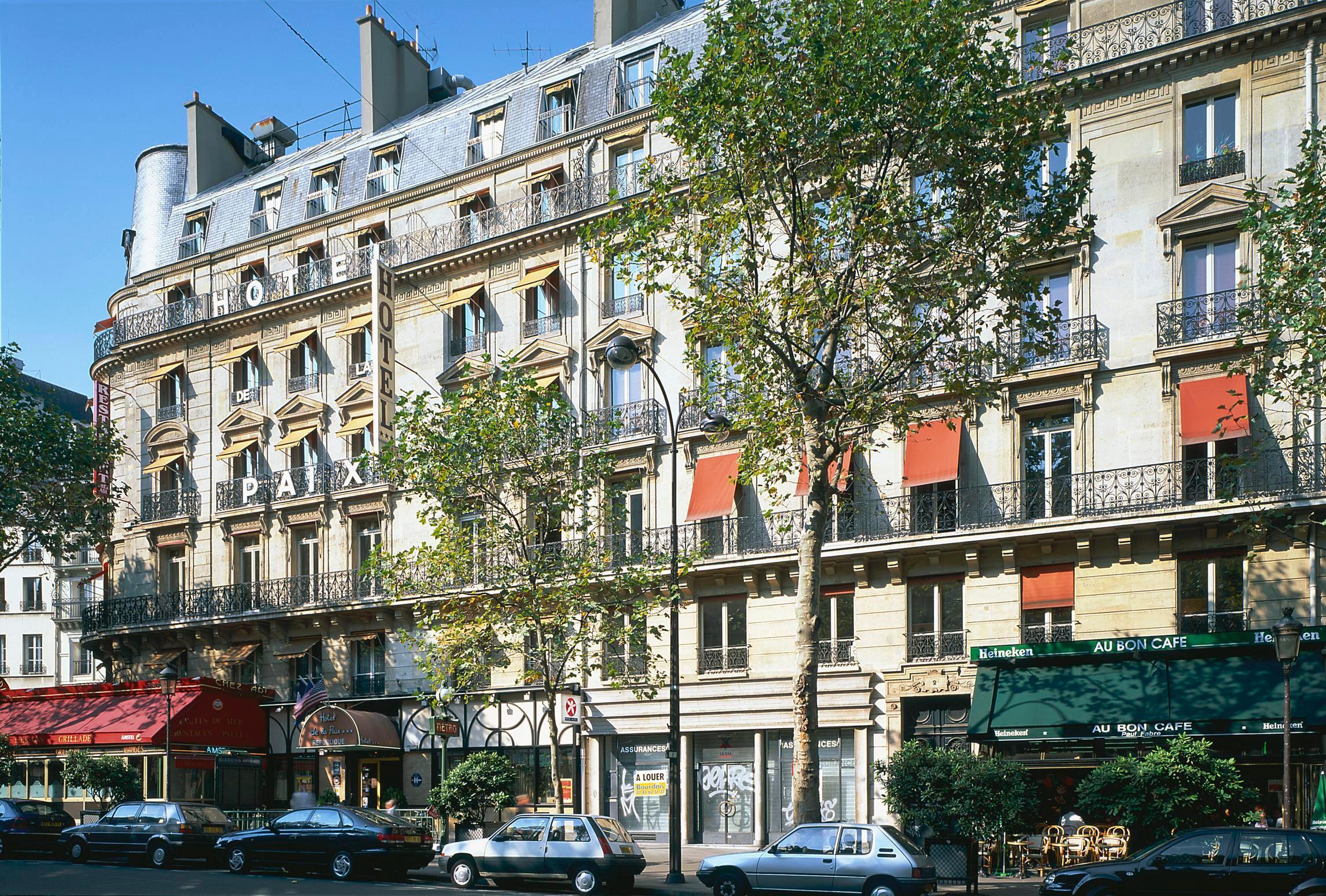 Hotel Paix Republique Paris Exterior foto